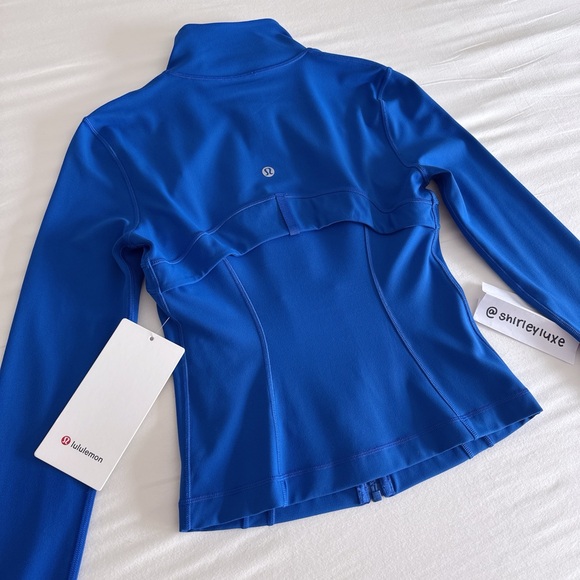 NWT Lululemon Define Cropped Jacket *Nulu Galactic Cobalt Size 2 - Picture 8 of 17